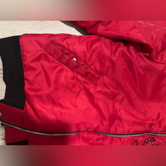 Guess puffer reversal jacket black and red - Picture 6 of 10